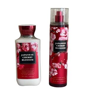 Bath & Body Works Japanese Cherry Blossom Body Lotion and Fine Fragrance Mist